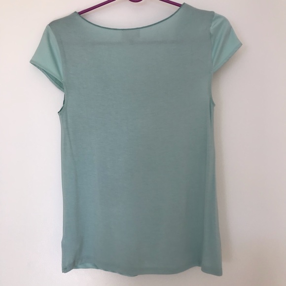 Anthropologie Cascade blouse in sky blue - Picture 2 of 4